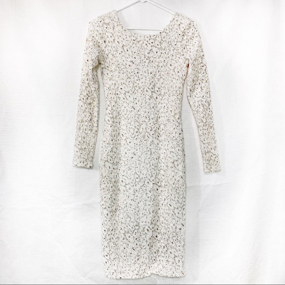 Womens Jennifer López White long dress XS